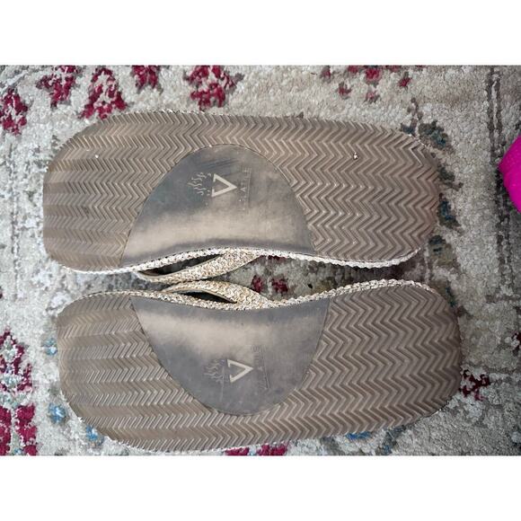 Volatile Women's Gray Palau Platform Flip Flop Sandals Size 10 - Picture 5 of 7